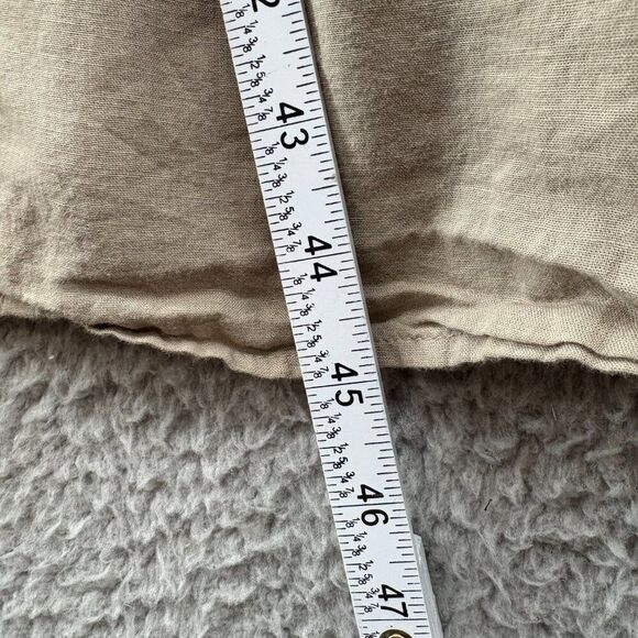 Jenni Kayne Tiered Cotton Linen Sundress in Willow Beige Neutral Size Small - Picture 4 of 11